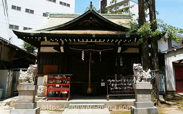 神戸市・柳原天神社の拝殿