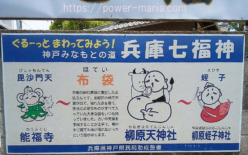 兵庫七福神の案内板