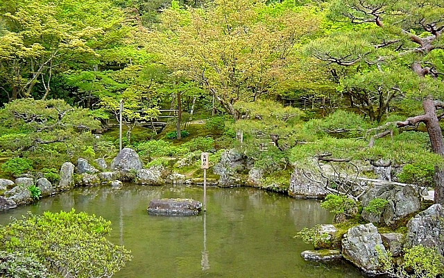 銀閣寺の池