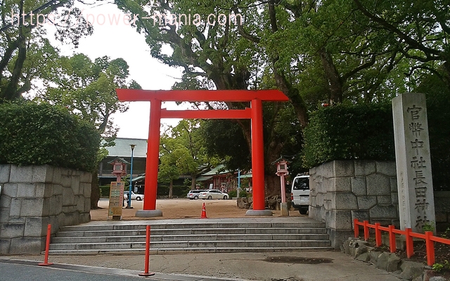 長田神社の赤鳥居