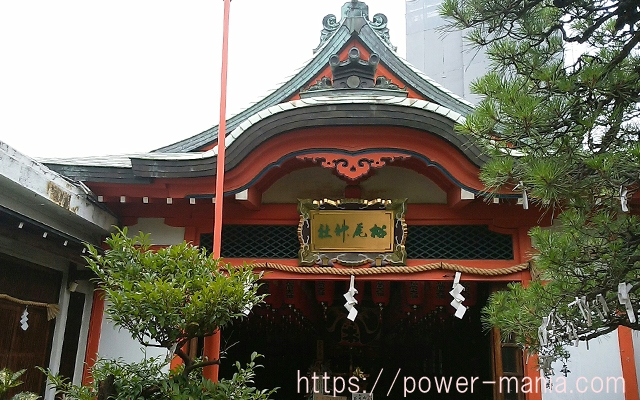 松尾稲荷神社の覆殿