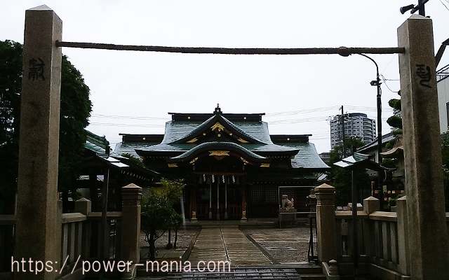 駒林神社の入口の第二の鳥居