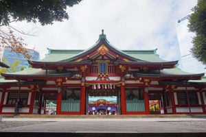 日枝神社の神門