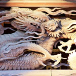 田無神社の龍の彫刻