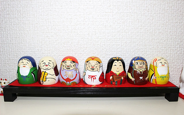 覚林寺の七福神の人形