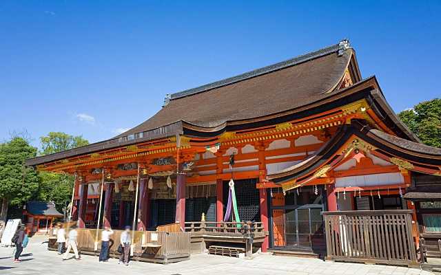 京都・八坂神社の社殿