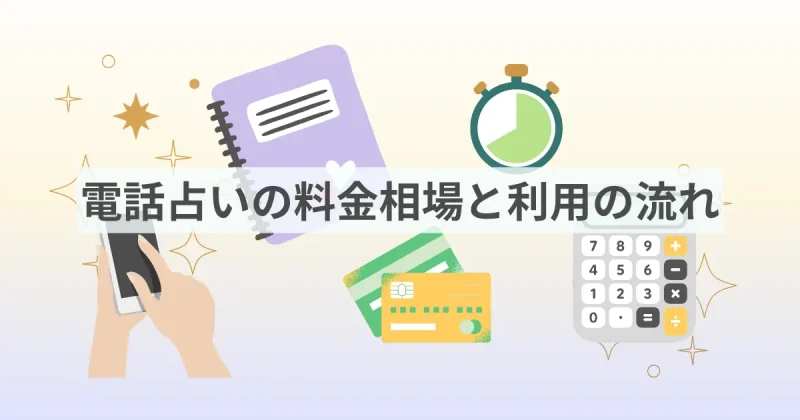 電話占いの料金相場と利用の流れ